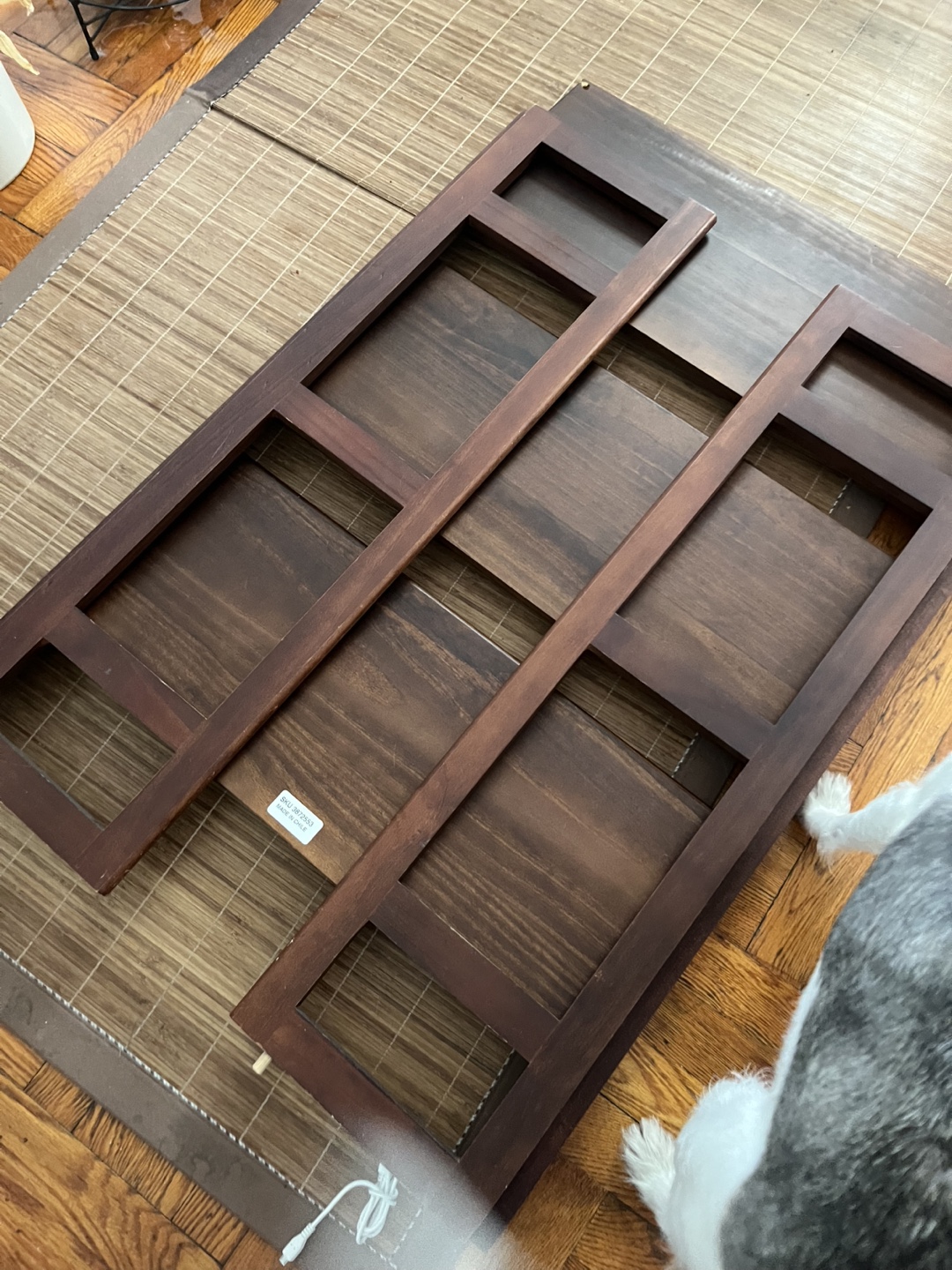 Dark oak collapsable Bookshelf - photo 3