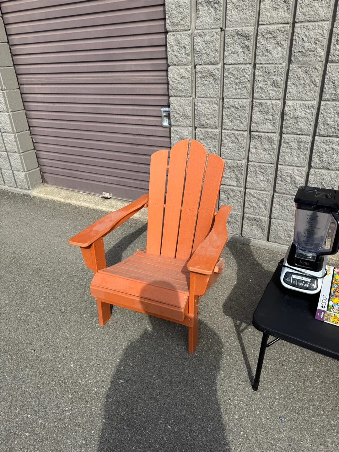 Orange Adirondack Chair thumbnail