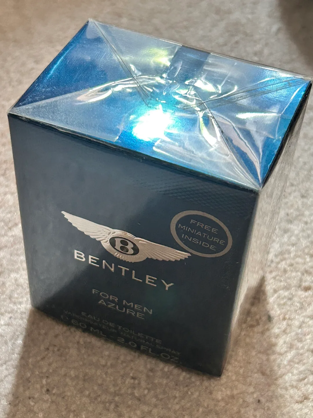 Brand new sealed Bentley Azure Eau de Toilette for Men 60ml image indicator(3)