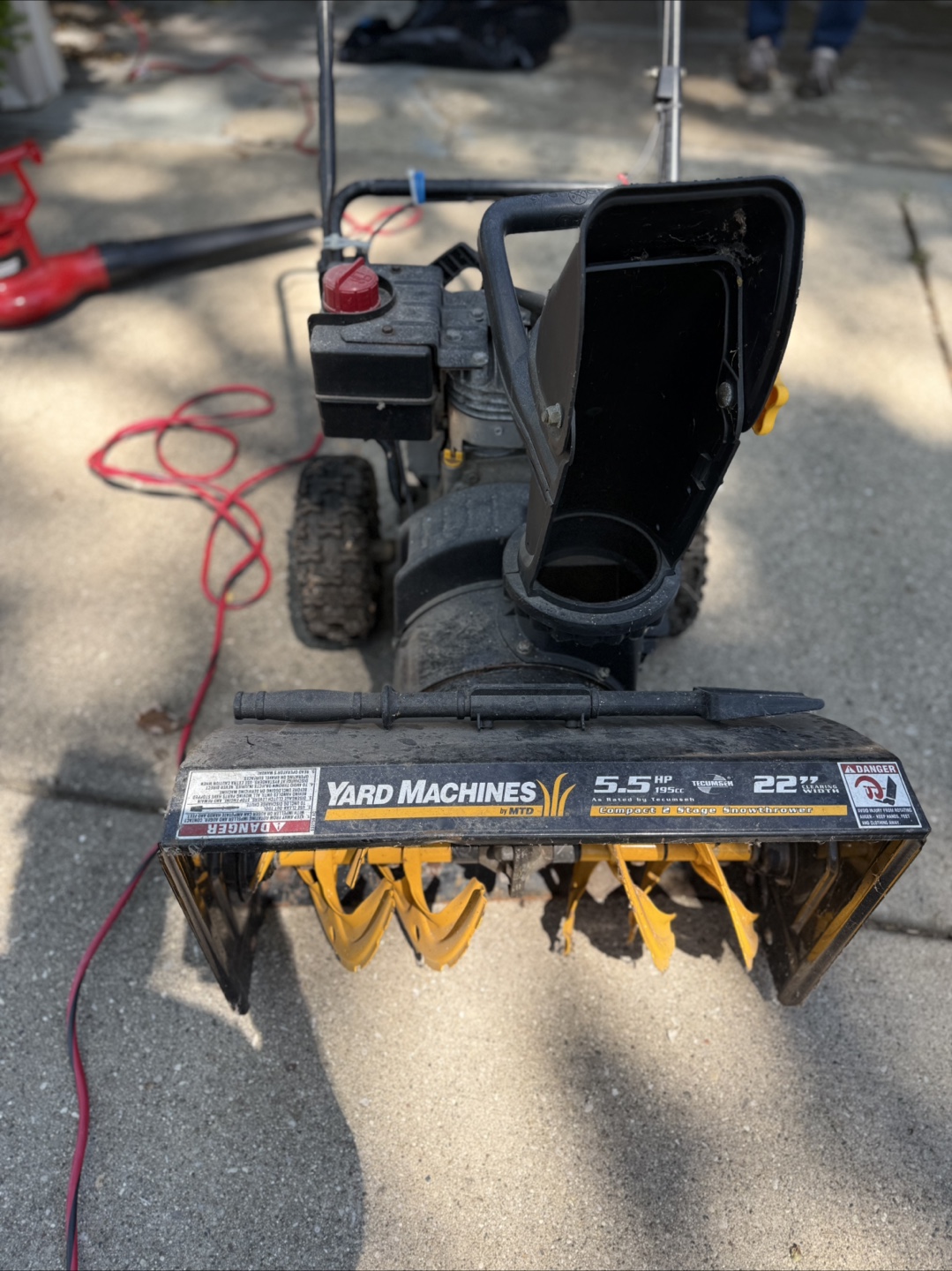 Yard Machines Snowblower