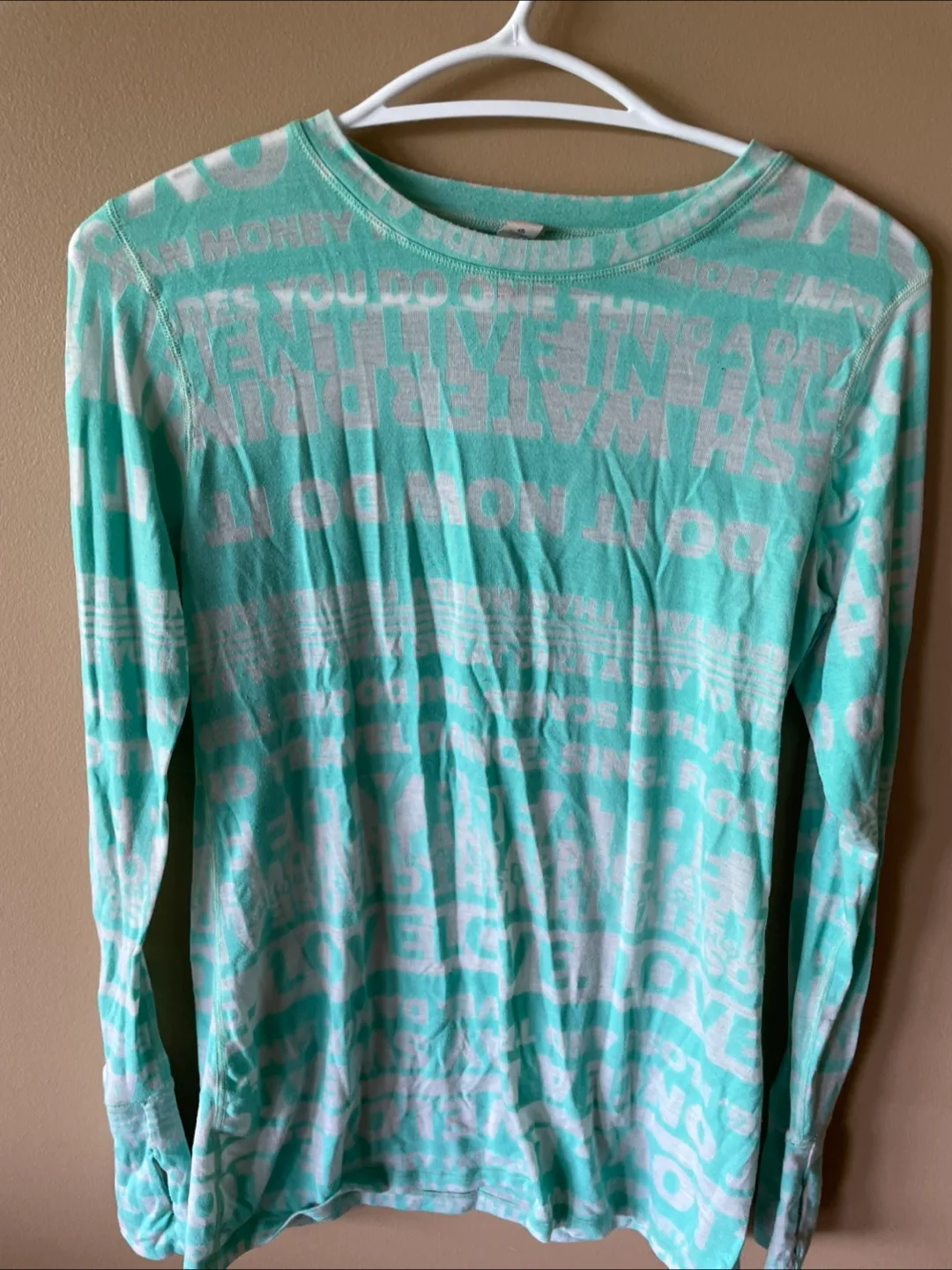 Lululemon sz 12 long sleeve shirt thumbnail