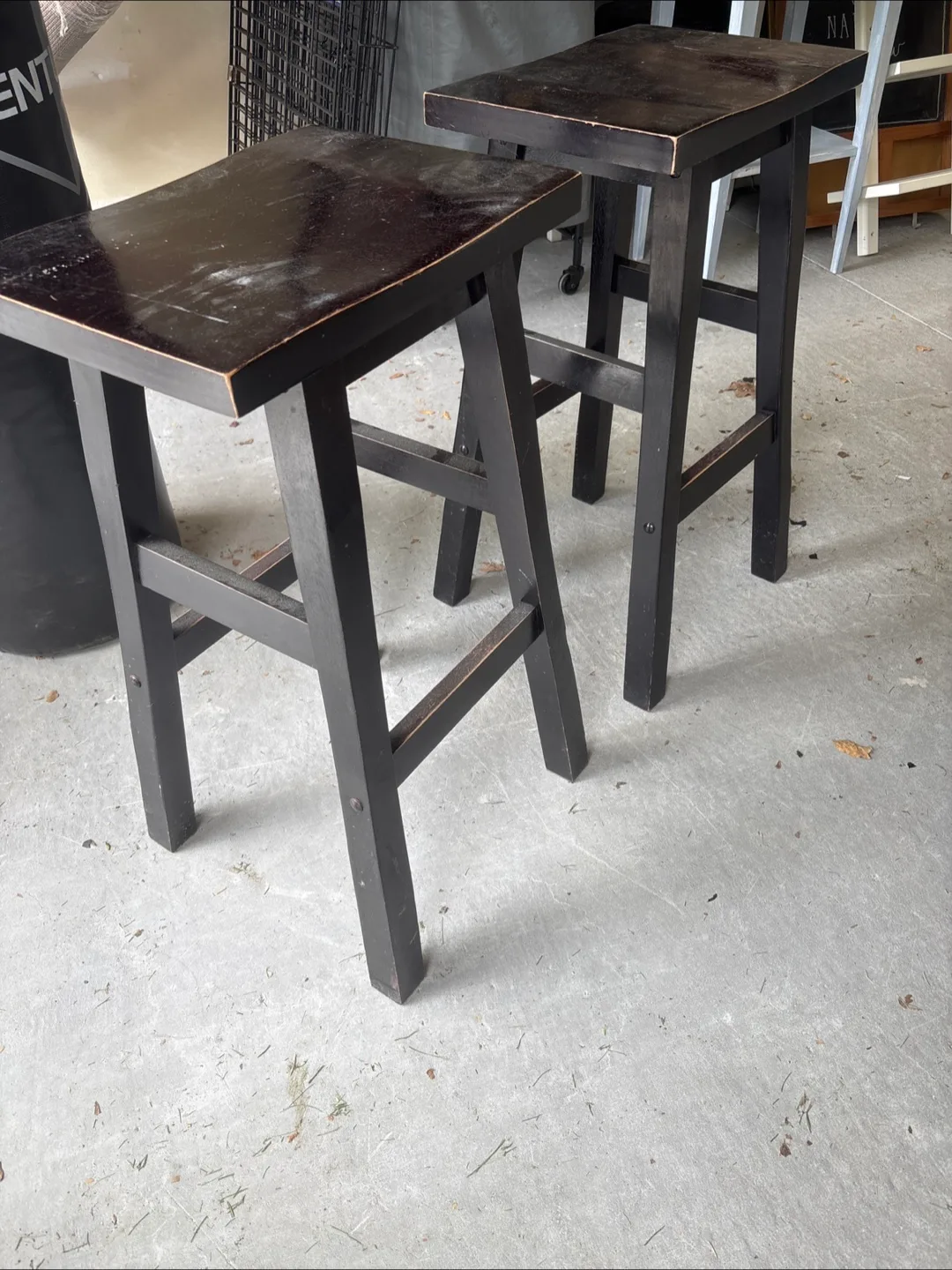 Wooden Stools - Set of 2 image indicator(2)