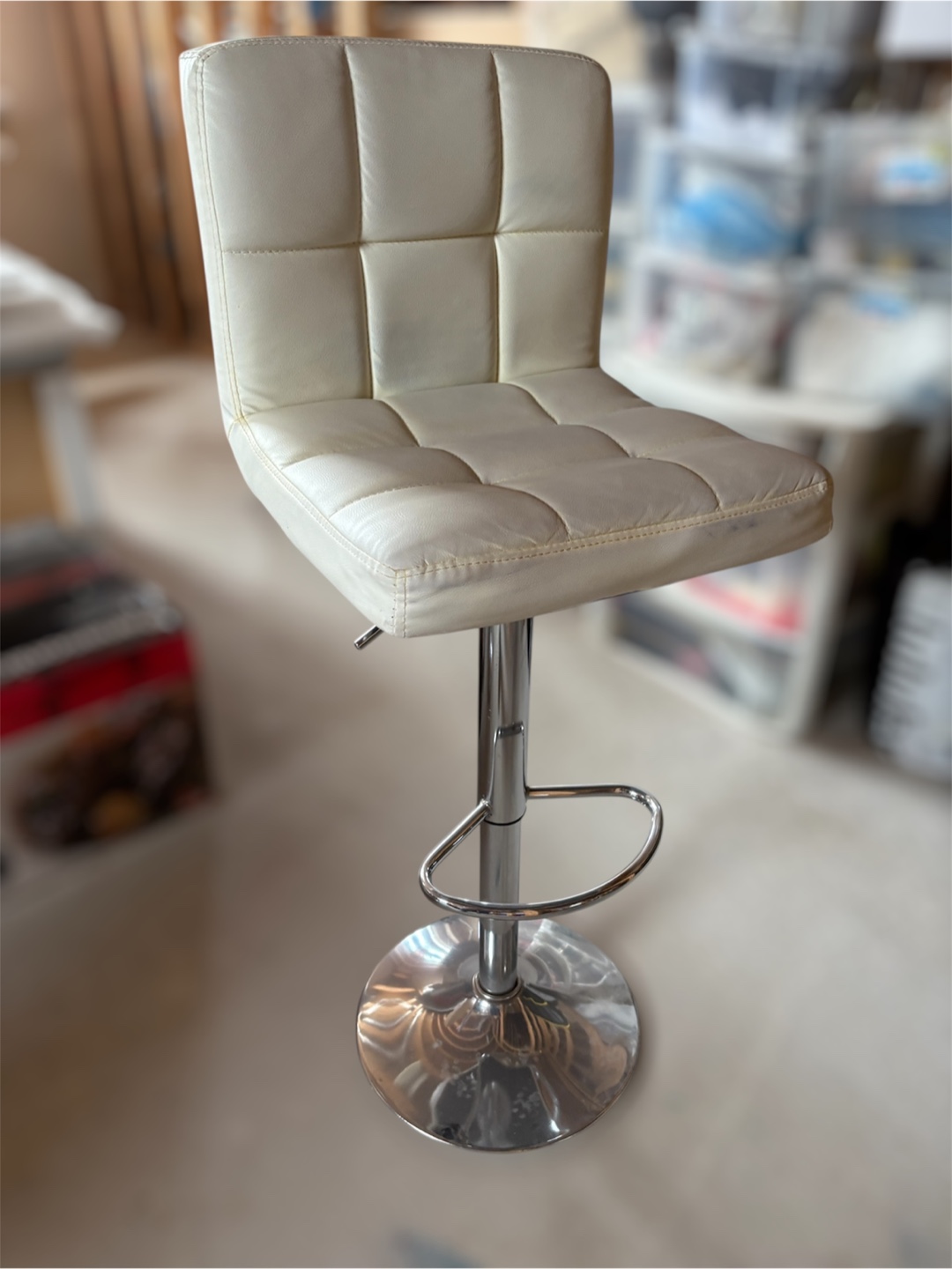 Cream Coloured Bar Stool