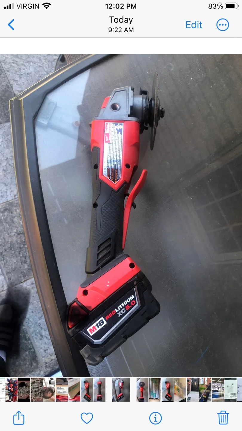 Milwaukee Angle Grinder thumbnail