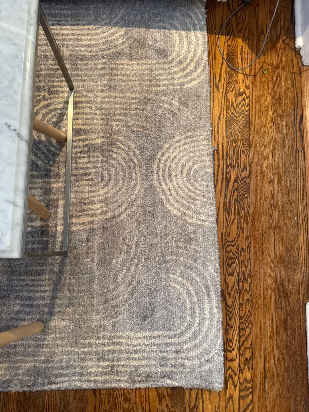 CB2 Wool area rug 5x8 feet image indicator(4)