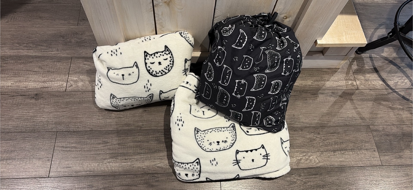 Adorable Cat Print sleep set - photo 2