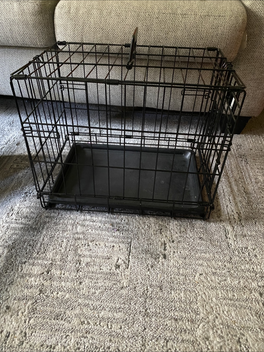 Black Wire Dog Crate - photo 2