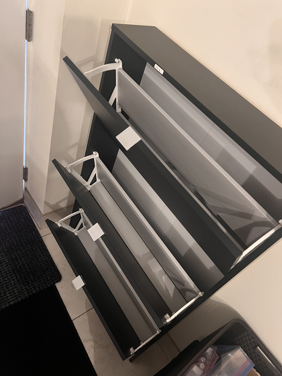 Black Shoe Cabinet - photo 4