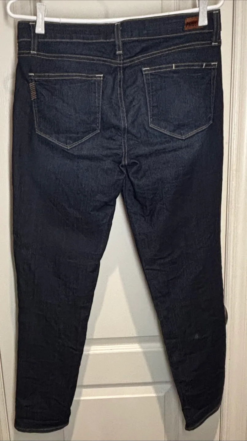 Paige Kylie Crop Womens Skinny Blue Jeans SZ 28 image indicator(3)