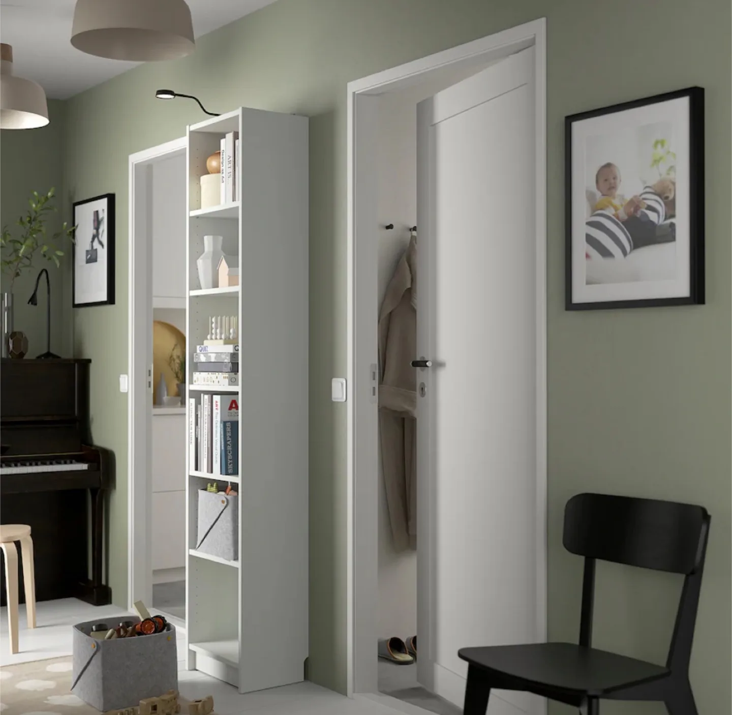 IKEA Billy White bookshelf thumbnail