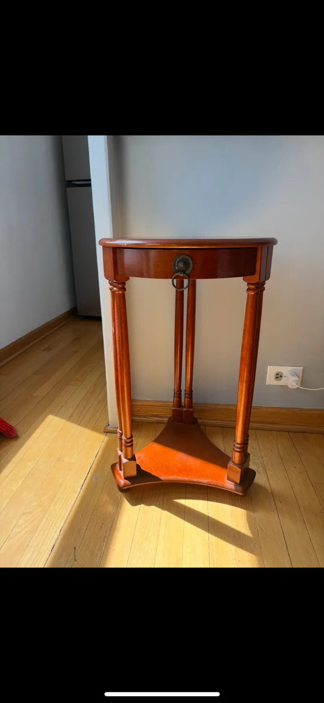 Wooden Plant Stand Table thumbnail