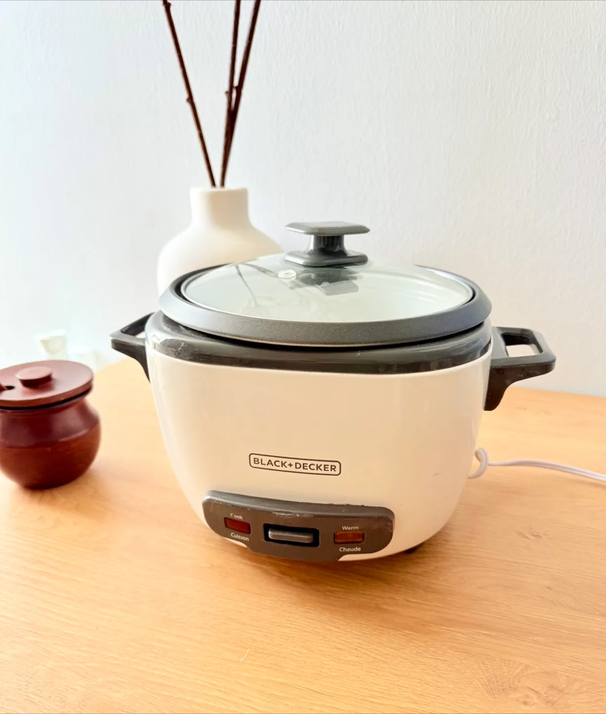 Black & Decker Electric Rice Cooker with steamer basket - 16 cup thumbnail