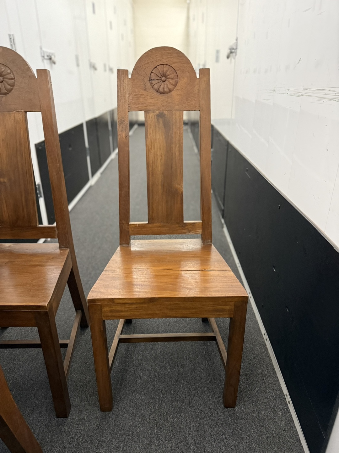 Wooden Dining Chairs x 8 - photo 4