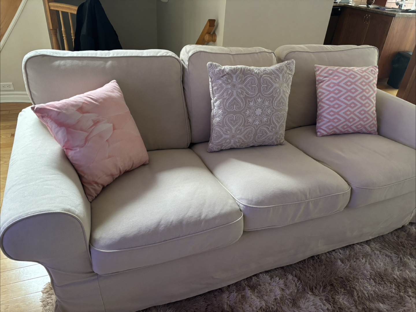 IKEA UPPLEAD Sofa with Pillows