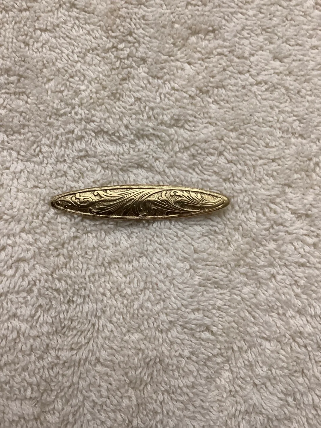 VINTAGE 80’S GOLDTONE BAR PIN thumbnail