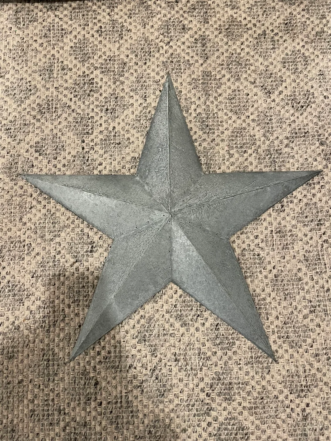 Rustic Metal Star Wall Decor - 23 Inches thumbnail