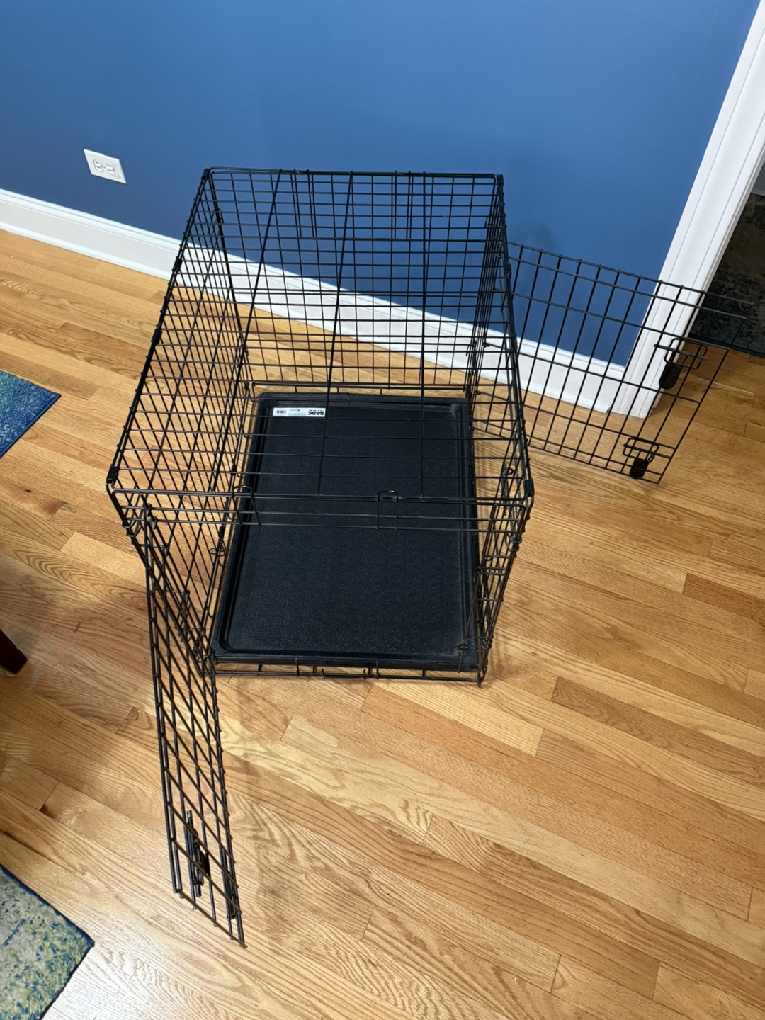 30”X22”X24” double door metal dog crate - photo 3