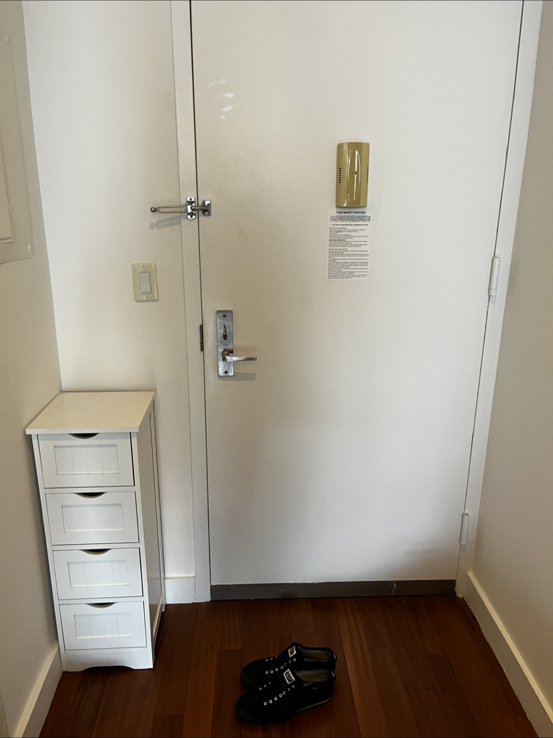 White Wooden Storage Drawers
