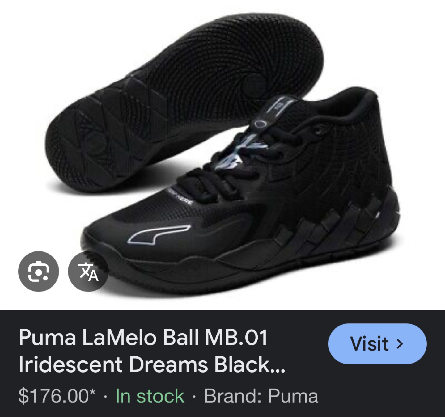 Puma LaMelo Ball MB.01 Basketball Shoes - Black - photo 3