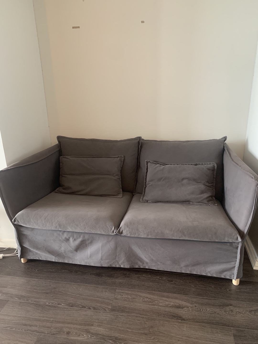 IKEA Backsälen Grey Sofa - photo 2