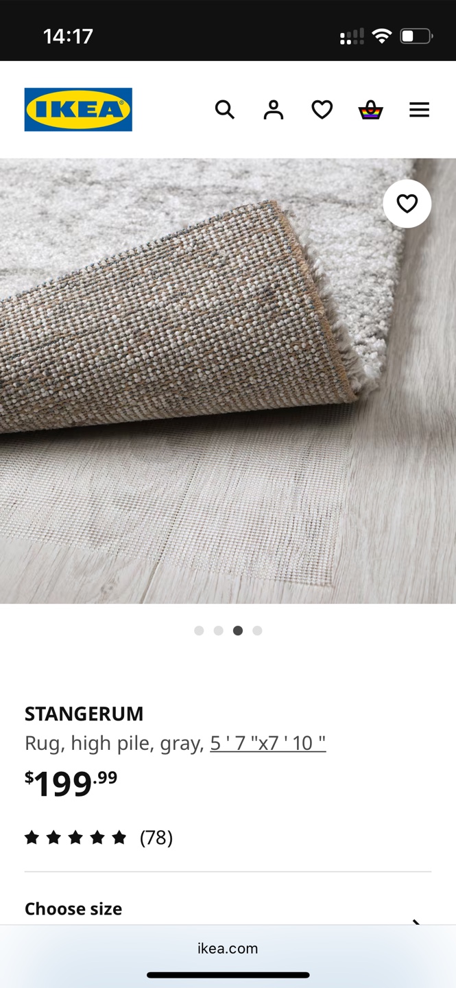 IKEA Stangerum Rug - photo 2