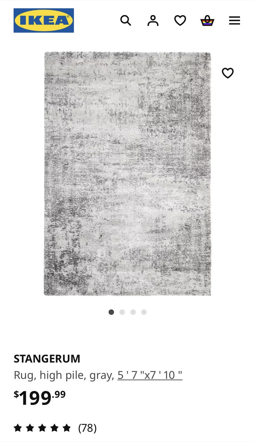 IKEA Stangerum Rug