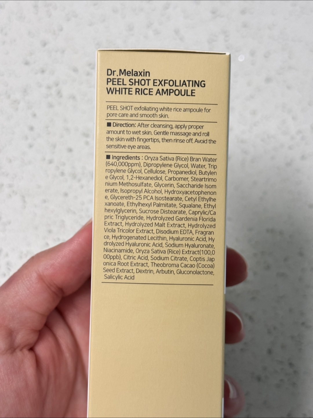 Dr.Melaxin Peel Shot Exfoliating White Rice Ampoule - photo 3