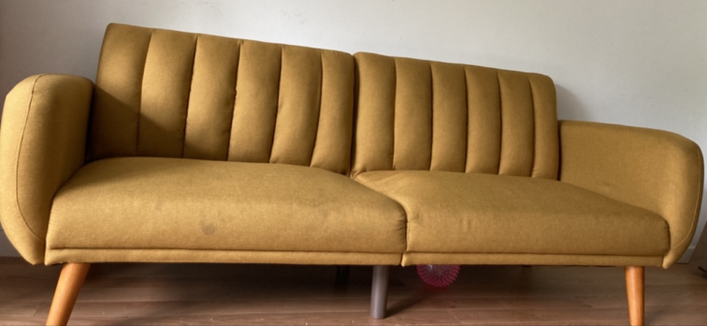 Mustard Yellow Sofa bed