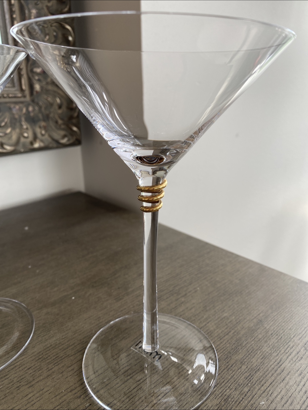 Pair of Elegant Martini Glasses - photo 2