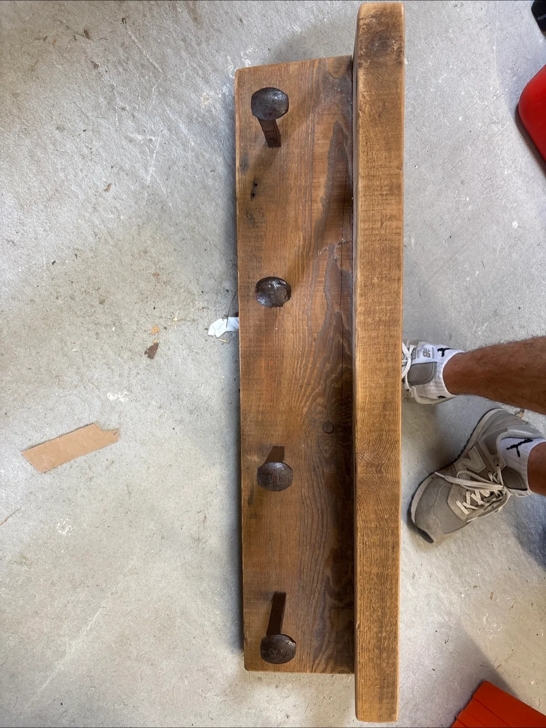 Rustic Wooden Coat Rack thumbnail