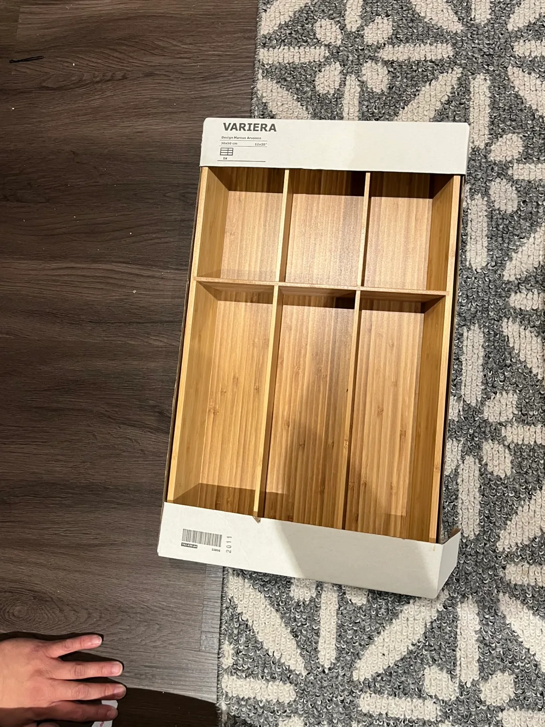 IKEA Variera Wooden Utensil Tray thumbnail