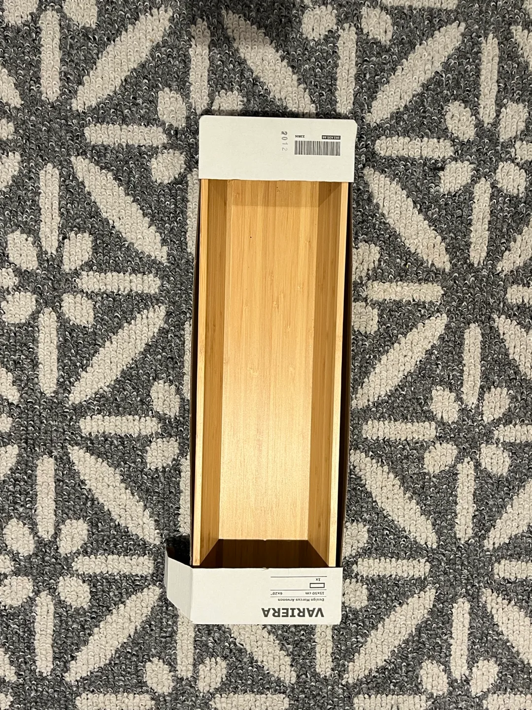 VARIERA Bamboo Drawer Organizer thumbnail