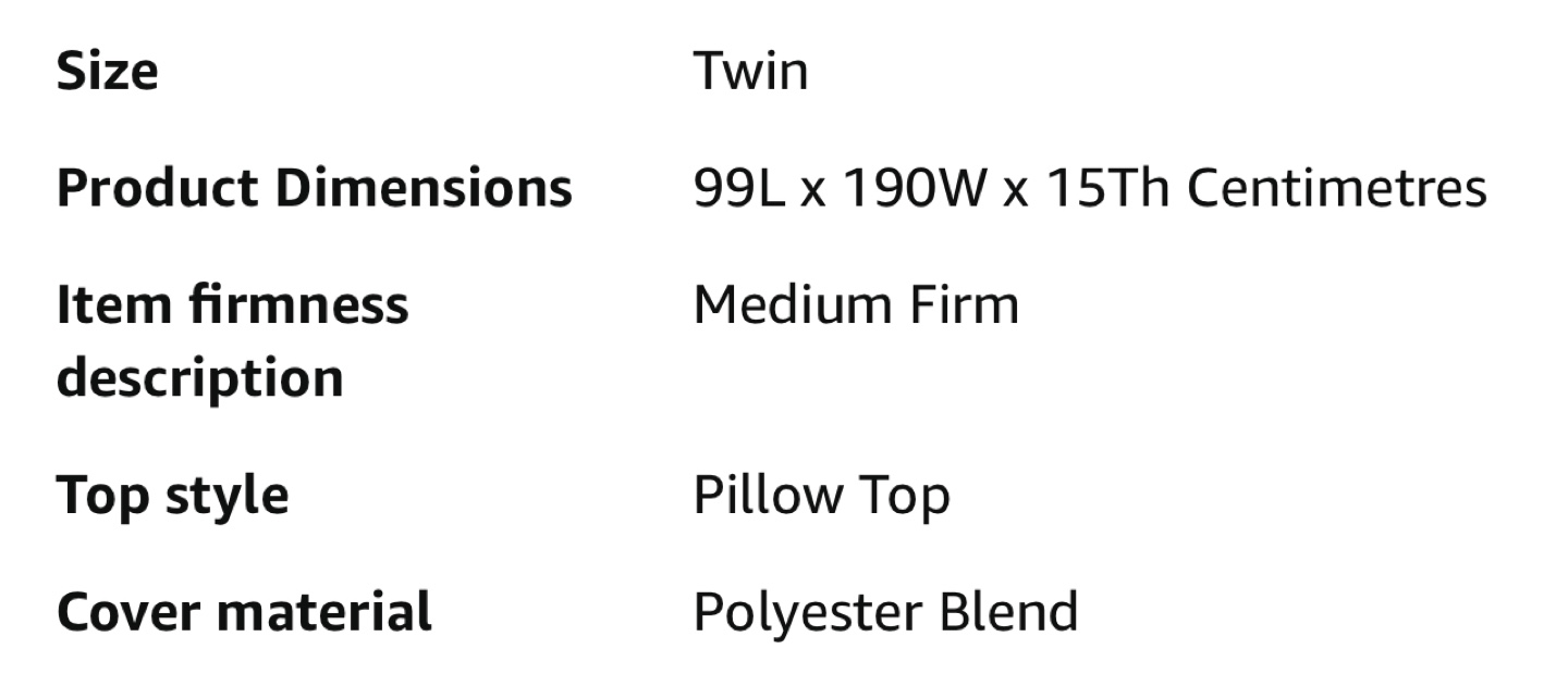 Twin mattress 6'' - photo 2