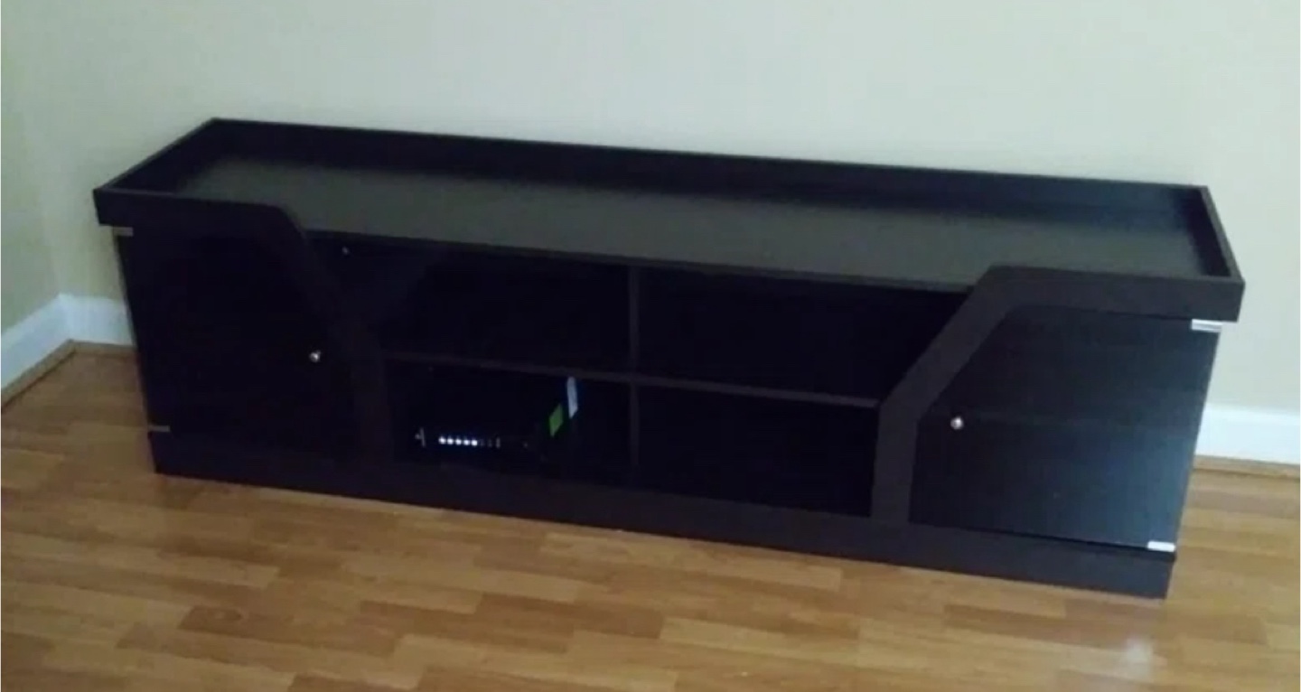 Dark Wood TV Stand - photo 3