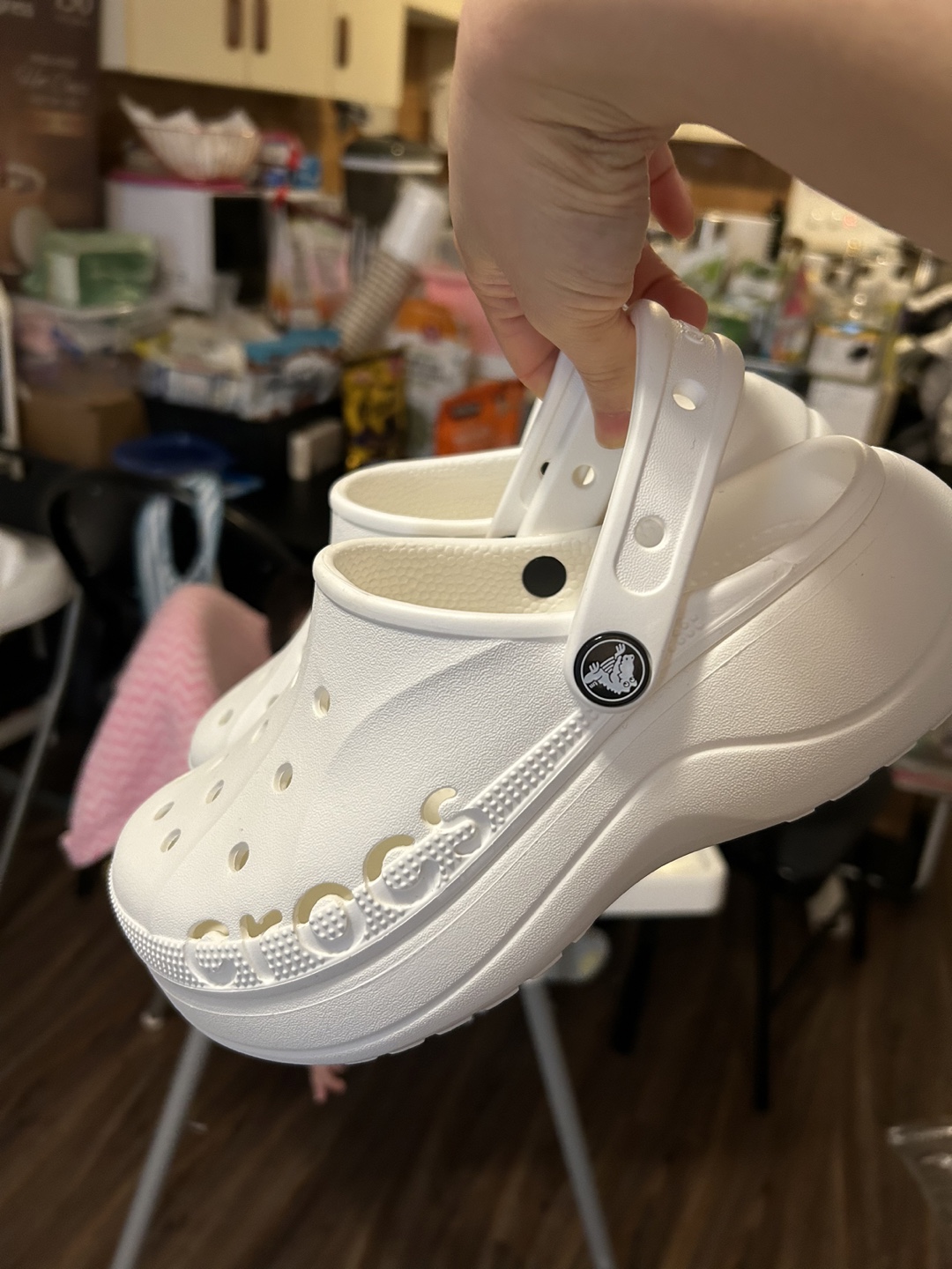 White Crocs