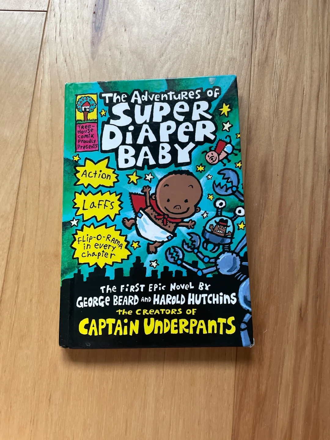 The Adventures of Super Diaper Baby Book thumbnail
