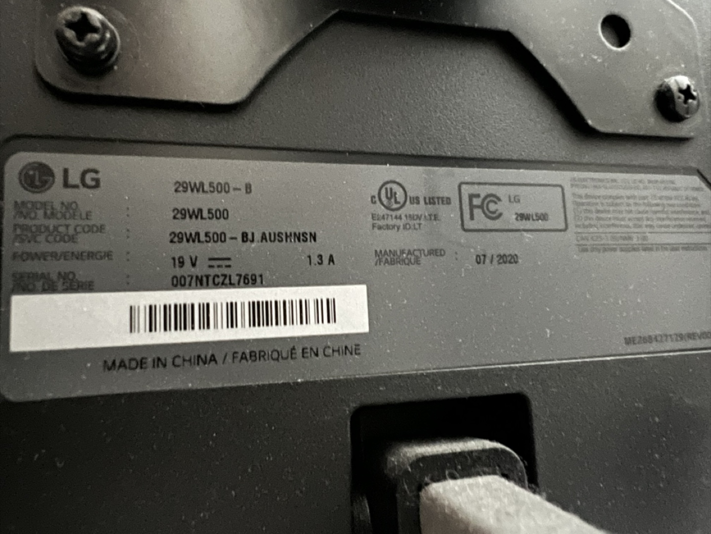 LG 29” UltraWide Gaming Monitor - photo 5