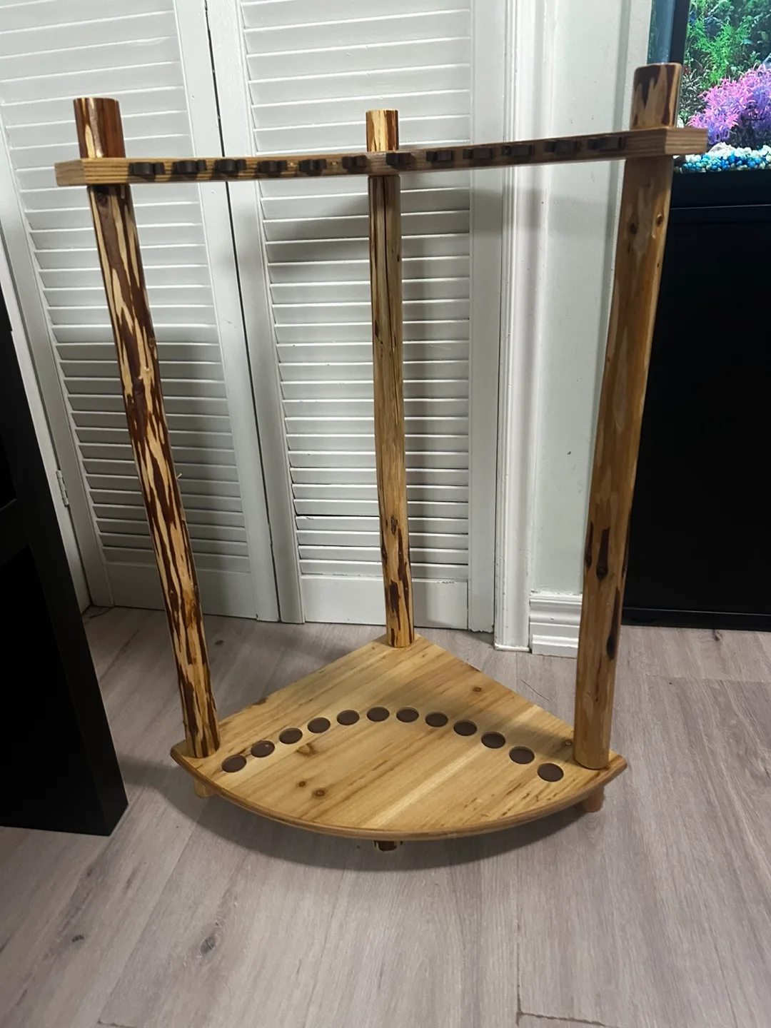 Wooden Fishing Rod Rack image indicator(3)