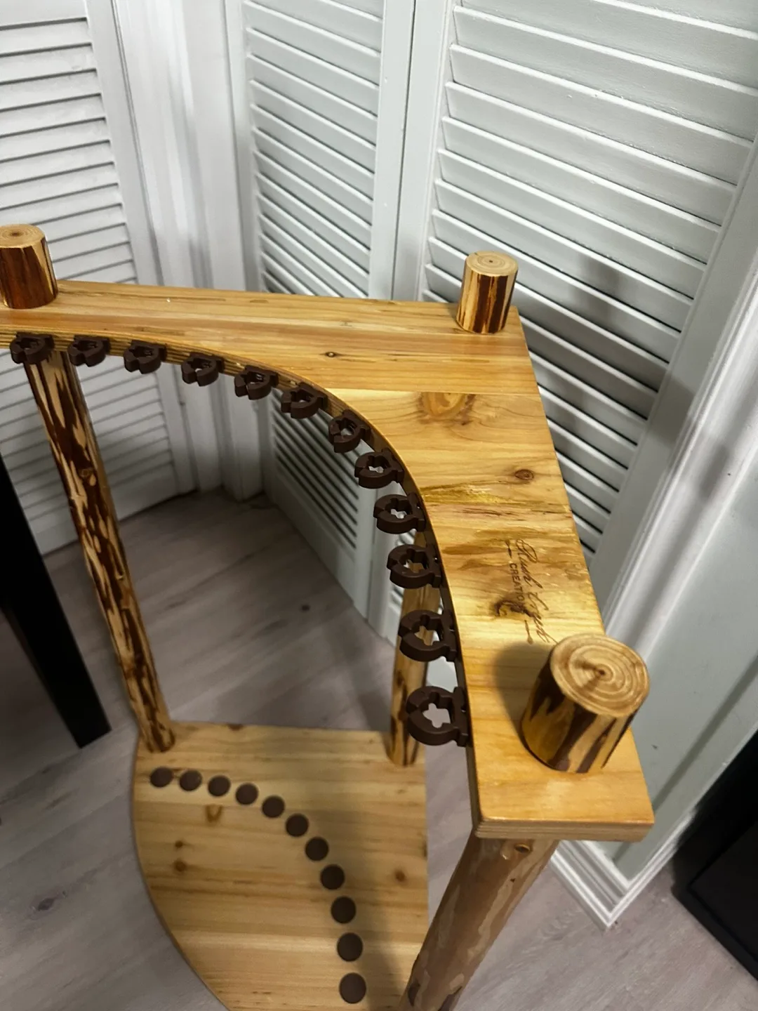 Wooden Fishing Rod Rack image indicator(6)