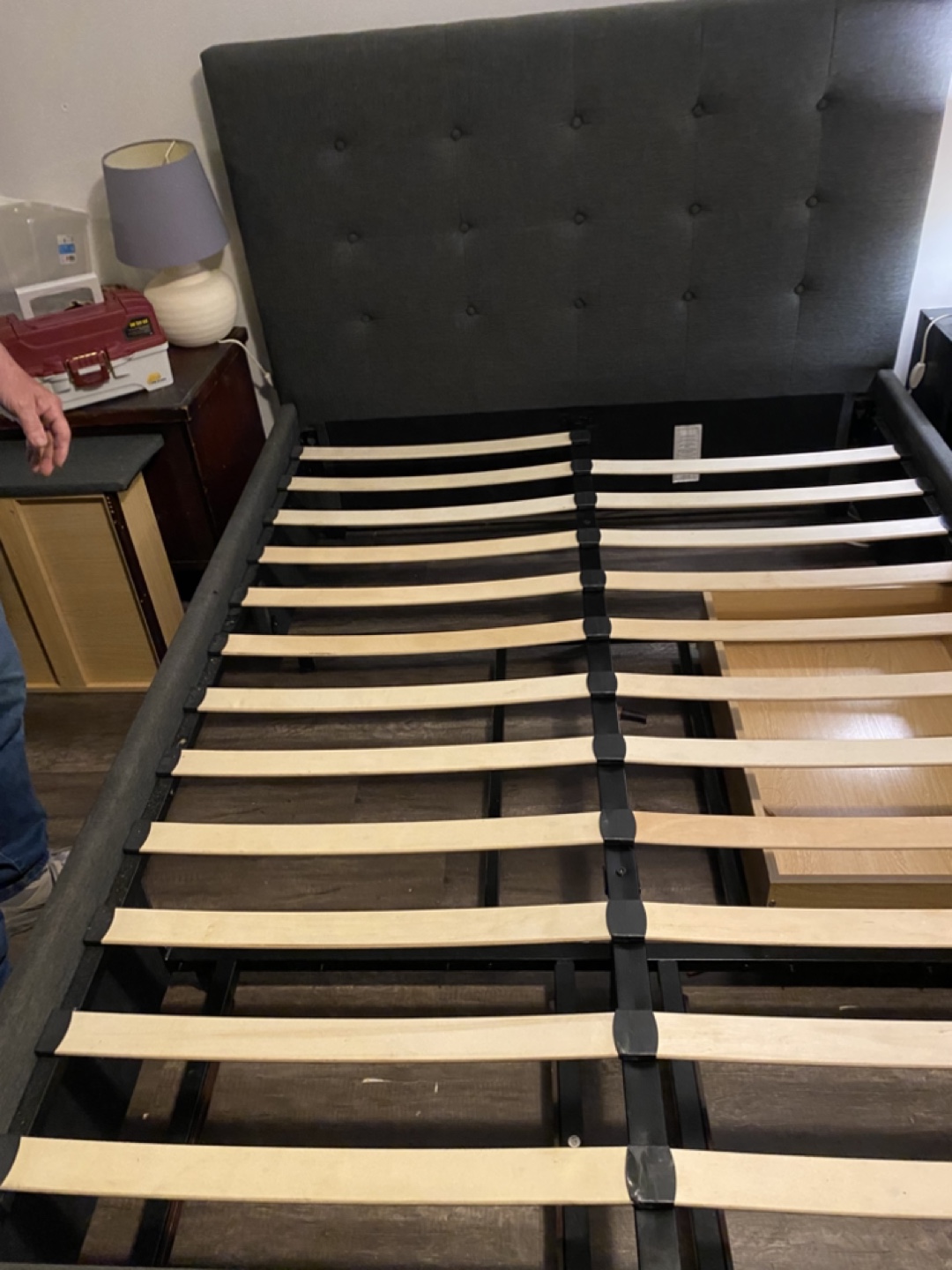 Double Bed Frame with Storage