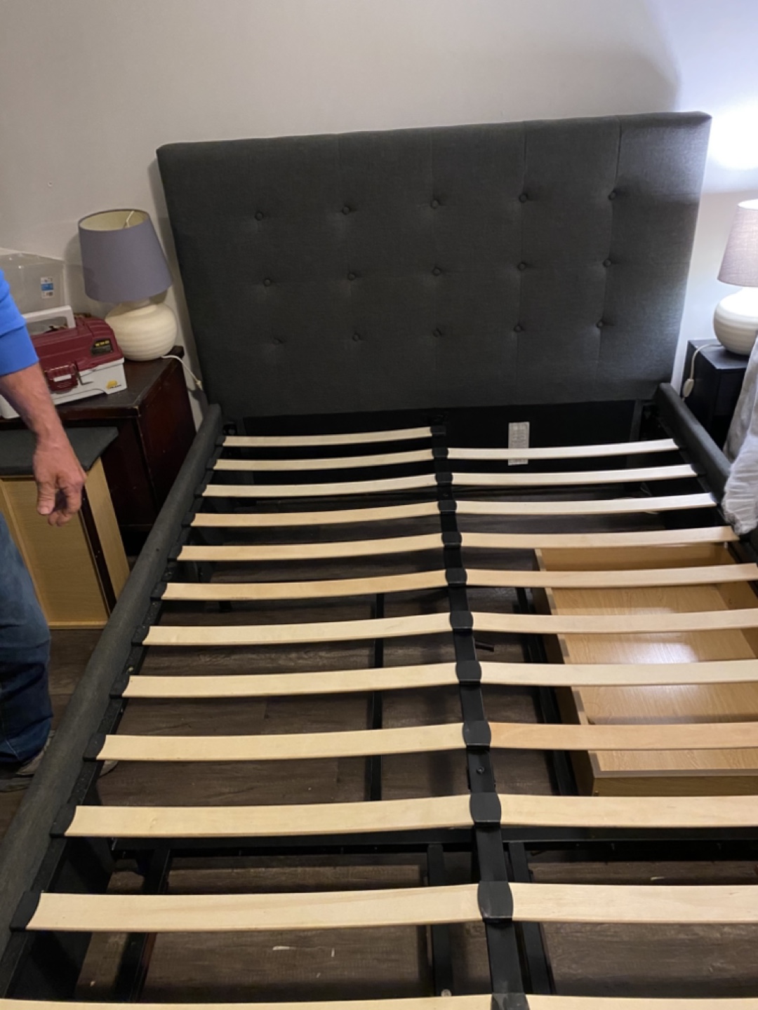 Double Bed Frame with Storage - photo 2