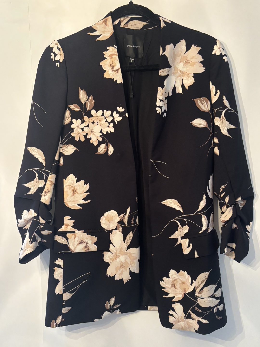 Dynamite Floral Print Blazer