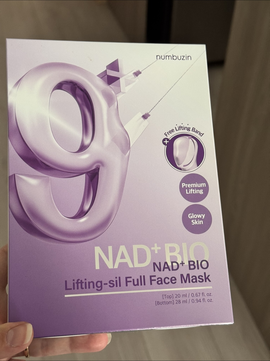 Numbuzin NAD+BIO Lifting-sil Full Face Mask