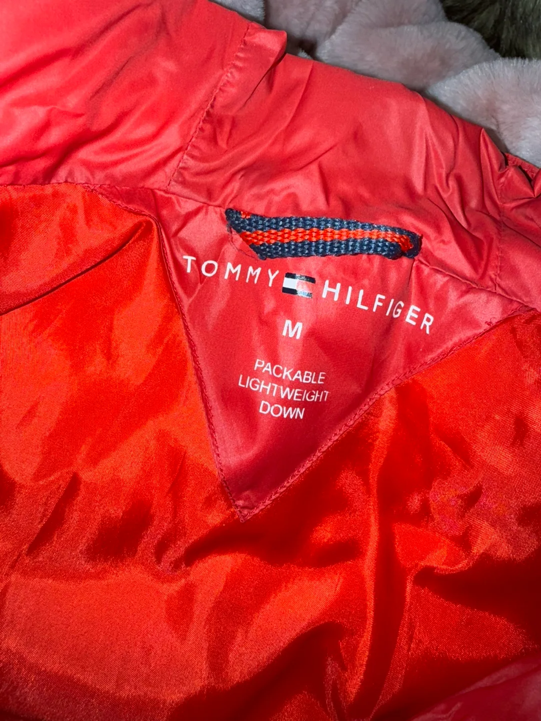 Tommy Hilfiger Packable Down Jacket - Red image indicator(2)
