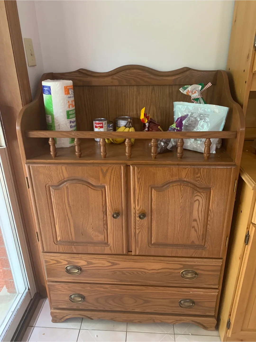 Wooden Cabinet with Drawers thumbnail
