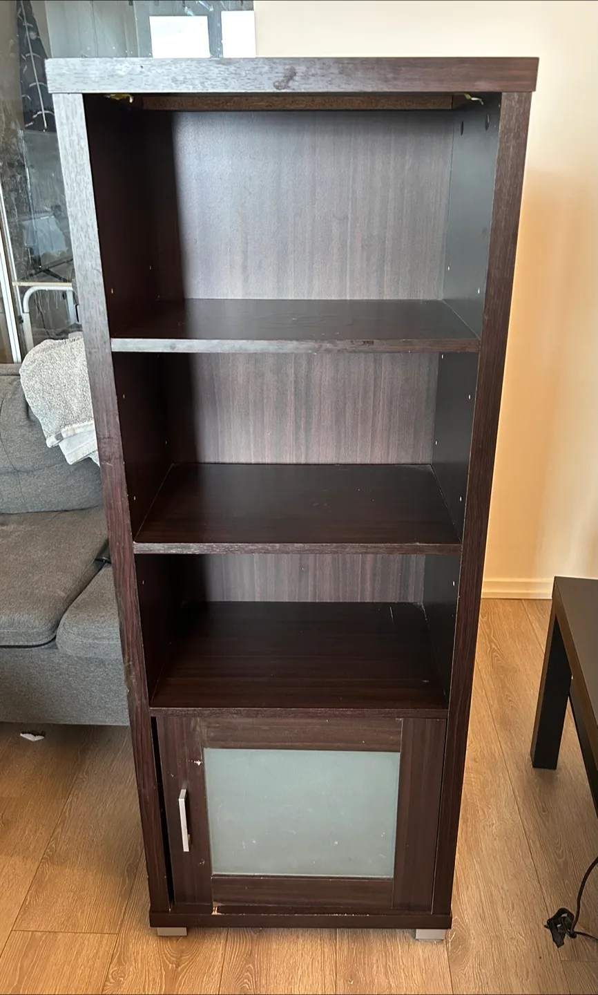Dark Brown Bookcase/ shelf thumbnail