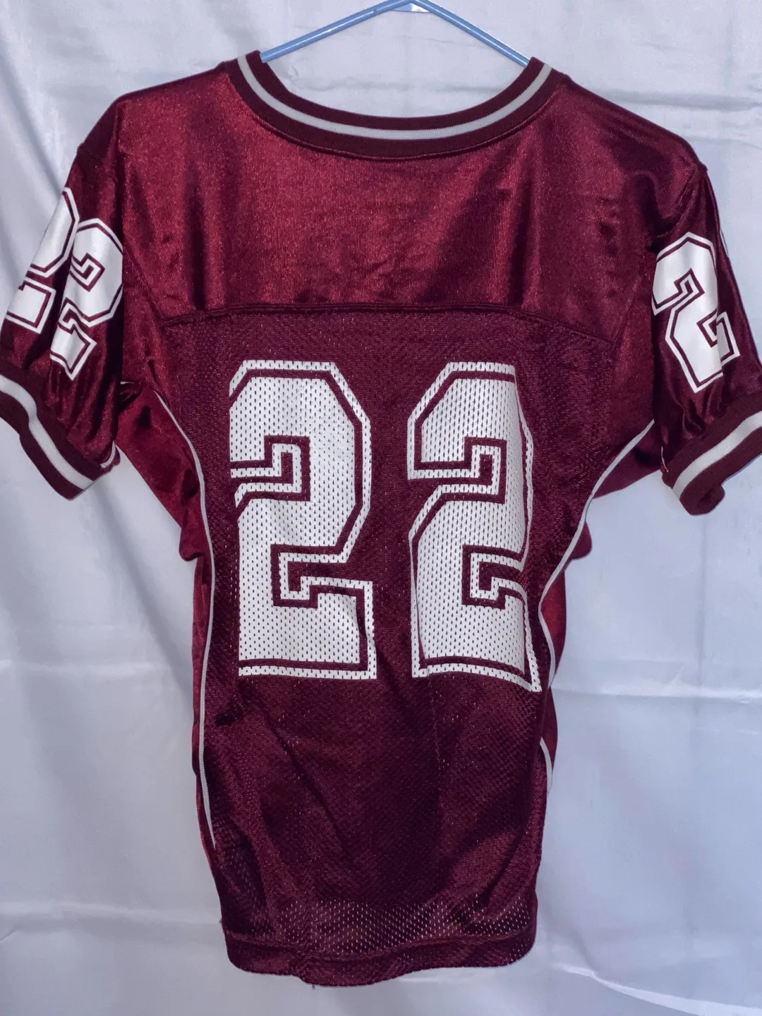 #22 Maroon Football Jersey Youth Large image indicator(6)