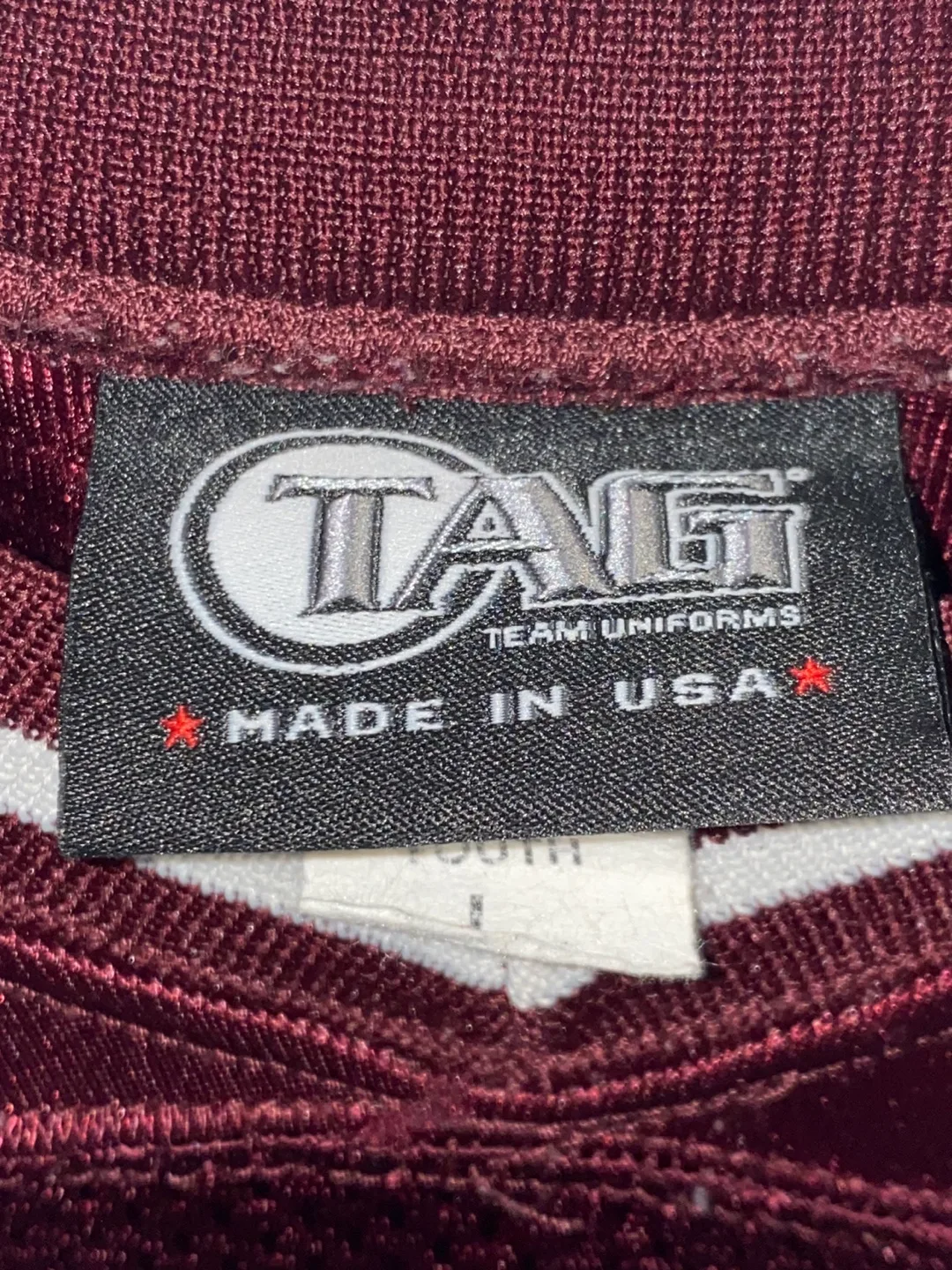 #22 Maroon Football Jersey Youth Large image indicator(5)