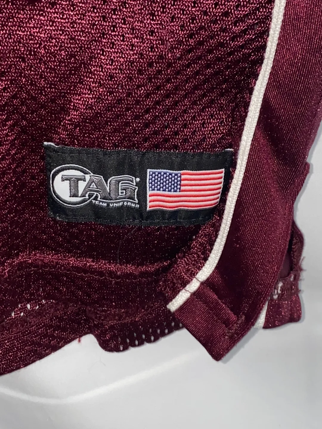 #22 Maroon Football Jersey Youth Large image indicator(3)