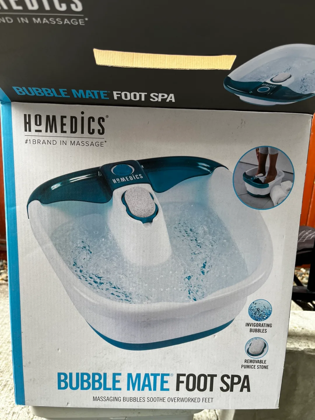 HoMedics Bubble Mate Foot Spa
